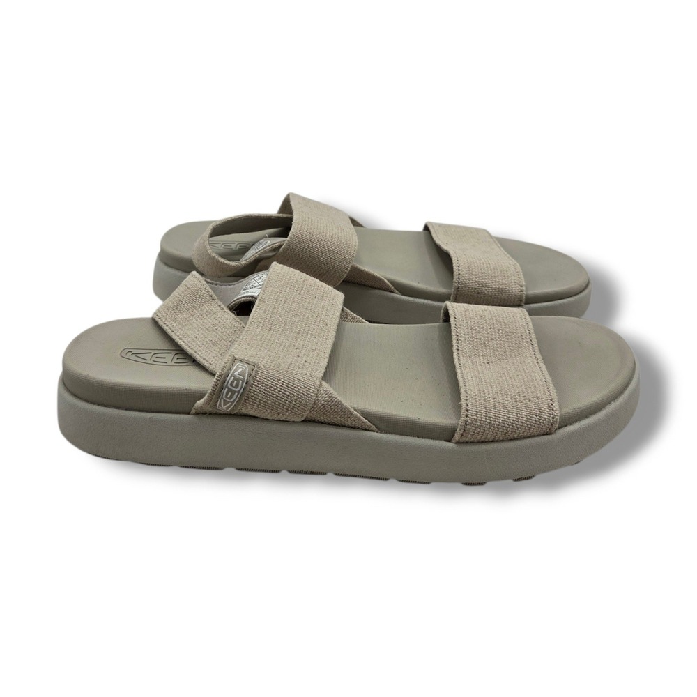 Keen Elle Backstrap Sandals Womens 10 Natural Hemp 1026042